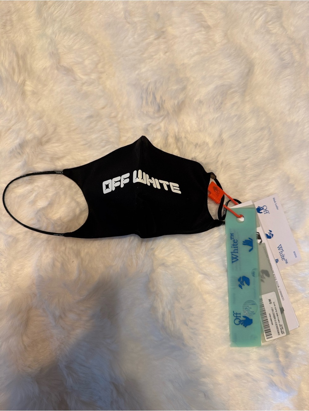 Off-White logo face mask